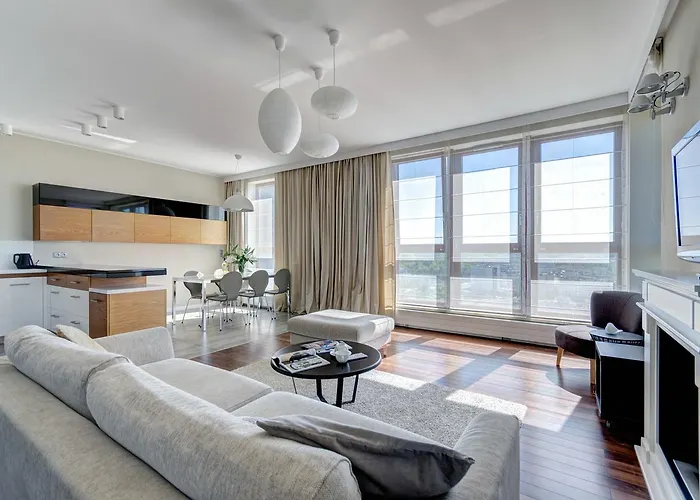 アパート 20th Floor Beautiful Sea Towers グディニャ